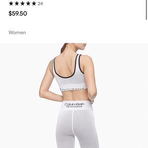 Calvin Klein Performance Ribbed High Waist 7/8 Leggings